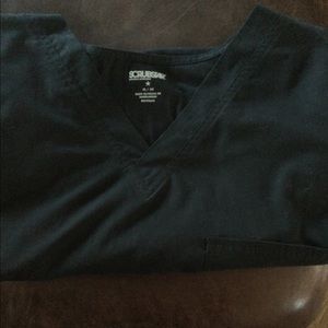 Very gently worn Scrubstar black scrub top